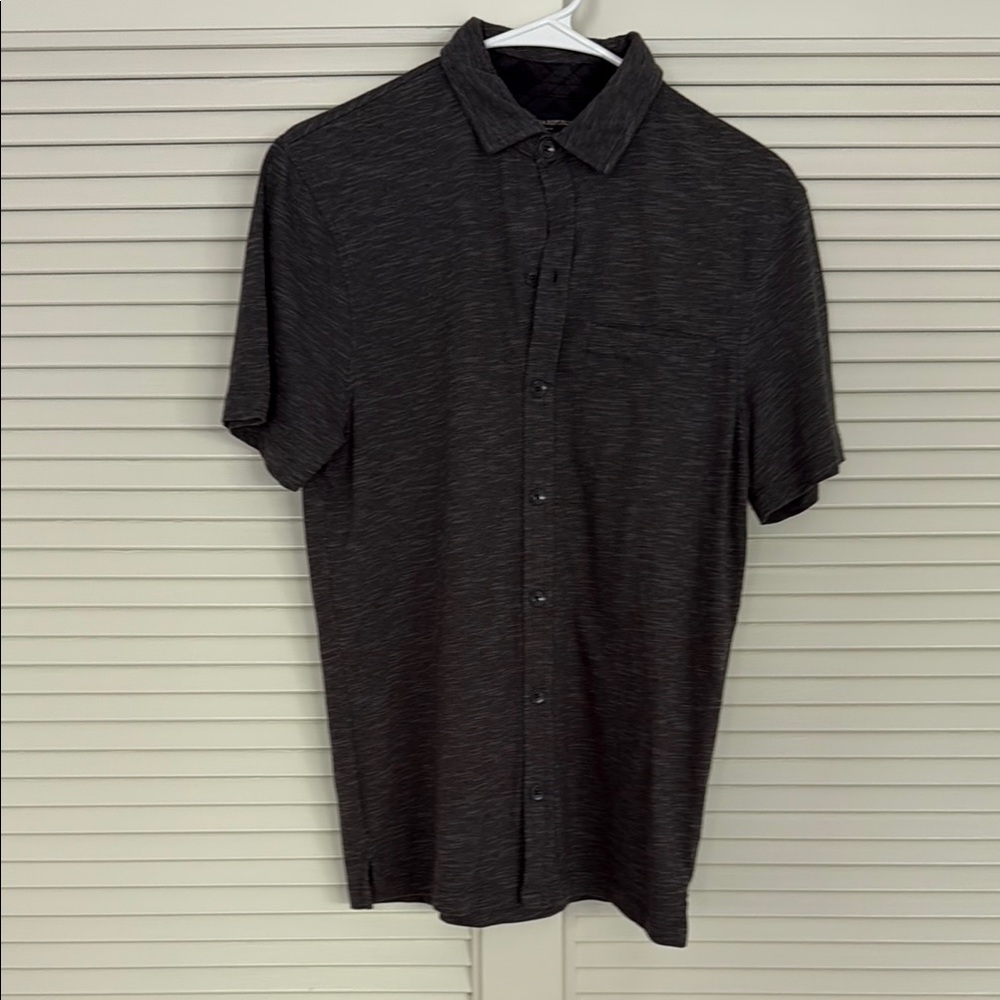 Banana Republic Solid Gray Button Down - image 1